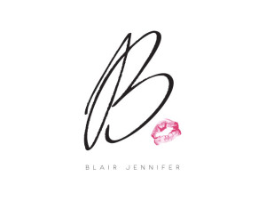 Blair Jennifer logo. A contemporary clothing line based in NYC.