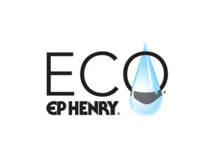 EPH ECO Logo. ECO is a hardscaping product which is water-permeable.