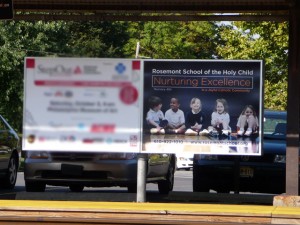 The SEPTA billboard was created as a new marketing tool for RSHC to create conversation.