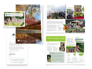 Haverford Arboretum Annual Report and printed materials