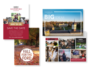 Three postcards for Haverford College