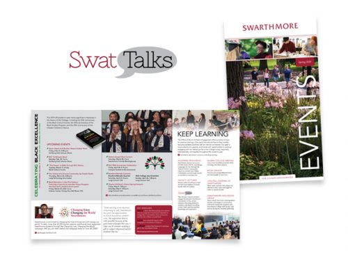 Swarthmore College Events Mailer Trifold